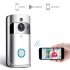 V5 Wireless Smart Video Doorbell Camera HD Wifi Doorbell Human Detection Anti Theft Alarm Doorbell Camera Black