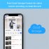 V5 Wireless Smart Video Doorbell Camera HD Wifi Doorbell Human Detection Anti Theft Alarm Doorbell Camera Black