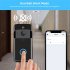 V5 Wireless Smart Video Doorbell Camera HD Wifi Doorbell Human Detection Anti Theft Alarm Doorbell Camera Black