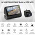 V55 Dash Cam 4k With Screen Ultra clear Parking Monitor Double Tape Wifi Gps Driving Recorder Wi fi Car Camera Single lens step down line