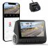 V55 Dash Cam 4k with Screen Ultra clear Parking Monitor Double Tape Wifi Gps Driving Recorder Wi fi Car Camera Dual lens