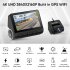 V55 Dash Cam 4k with Screen Ultra clear Parking Monitor Double Tape Wifi Gps Driving Recorder Wi fi Car Camera Dual lens