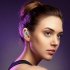 V58 Wireless Earbuds LED Power Display Headset HIFI Stereo Sound Earphones For Working Sports Gym Hiking Running white single ear