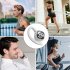 V58 Wireless Earbuds LED Power Display Headset HIFI Stereo Sound Earphones For Working Sports Gym Hiking Running white single ear
