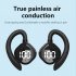 V58 Wireless Earbuds LED Power Display Headset HIFI Stereo Sound Earphones For Working Sports Gym Hiking Running white single ear