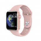 V6 Men Women Smart Watch Fitness Bracelet Smart Tracker Heart Rate Monitor IP67 Waterproof Hands Wearable Devices  Pink