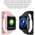 V6 Men Women Smart Watch Fitness Bracelet Smart Tracker Heart Rate Monitor IP67 Waterproof Hands Wearable Devices  Pink