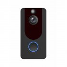 V7 Hd 1080p Smart Wifi Video Doorbell Camera Visual Intercom Night Vision Ip Door Bell Wireless Security Camcorder black