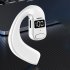 V7 Wireless Air Conduction Earbuds Hanging Ear Stereo Headphones Digital Power Display Noise Canceling Earphones Ultra Long Playtime Earbuds For Workout Driving