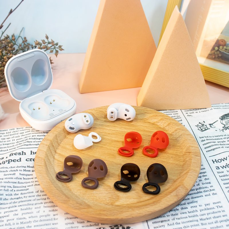 Silicone Earbud Case Cover Earplug Cap Replacement Dust Plugs Compatible For Samsung Galaxy Buds Live Headphones 