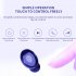 V8 TWS Wireless Earphones Bluetooth 5 0 Headset Mini Stereo Headphones Touch Control Sports Earbuds with 350mAh Charging Compartment black