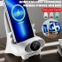 V8 Wireless Fast Charging Charger Stand Holder Unique Mini Chair Shape Ergonomic Mobile Phone Desktop Station White