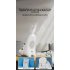 V8 Wireless Fast Charging Charger Stand Holder Unique Mini Chair Shape Ergonomic Mobile Phone Desktop Station White