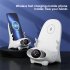 V8 Wireless Fast Charging Charger Stand Holder Unique Mini Chair Shape Ergonomic Mobile Phone Desktop Station White