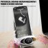 V8 Wireless Fast Charging Charger Stand Holder Unique Mini Chair Shape Ergonomic Mobile Phone Desktop Station White
