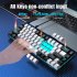 V800 Mechanical Gaming Keyboard LED Backlit Compact 68 Keys Mini Wired Office Keyboard Black White