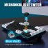 V800 Mechanical Gaming Keyboard LED Backlit Compact 68 Keys Mini Wired Office Keyboard Black White