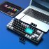 V800 Mechanical Gaming Keyboard LED Backlit Compact 68 Keys Mini Wired Office Keyboard Black White
