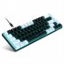 V800 Mechanical Gaming Keyboard LED Backlit Compact 68 Keys Mini Wired Office Keyboard Black White