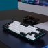 V800 Mechanical Gaming Keyboard LED Backlit Compact 68 Keys Mini Wired Office Keyboard Black White