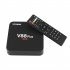 V88 Plus TV Box   4K Resolution  3D Movie Support  Android OS  Google Play  Quad Core CPU  2GB RAM  KODI TV with American Plug