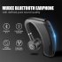 V9 Bluetooth Headset Wireless Hands free Noise Control Stereo Music Earphone With Microphone black