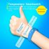V9 Smart Temperature Measurement Bracelet Waterproof Intelligent Vibration Reminder Monitoring Body Temperature Timer green