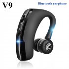 V9 Wireless Bluetooth Earphones Hands-free Business Headset With Microphone Noise Reduction Headset black
