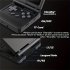 V90 Handheld Folding Game Console 3 0 Inch Screen with Built in 15000 Games 1020mAh Rechargeable Battery 64GB Yellow
