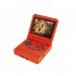 V90 Handheld Folding Game Console 3 0 Inch Screen with Built in 15000 Games 1020mAh Rechargeable Battery 64GB Yellow