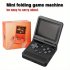 V90 Handheld Folding Game Console 3 0 Inch Screen with Built in 15000 Games 1020mAh Rechargeable Battery 64GB Yellow