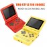 V90 Handheld Folding Game Console 3 0 Inch Screen with Built in 15000 Games 1020mAh Rechargeable Battery 64GB Yellow