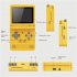 V90 Handheld Folding Game Console 3 0 Inch Screen with Built in 15000 Games 1020mAh Rechargeable Battery 64GB Yellow