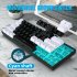 V900 Gaming Keyboard 61 Keys Wired Computer Keyboard With Colorful LED Backlight Keyboard For Laptop PC Tablet Red black mixed color light
