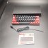 V900 Gaming Keyboard 61 Keys Wired Computer Keyboard With Colorful LED Backlight Keyboard For Laptop PC Tablet White black blue light