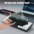V900 Gaming Keyboard 61 Keys Wired Computer Keyboard With Colorful LED Backlight Keyboard For Laptop PC Tablet White black blue light