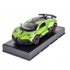 VB32603-1 Alloy Sports Car Model Ornaments Simulation Diecast Car With Sound Light For Kids Birthday Christmas Gifts green