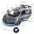 VB32603 1 Alloy Sports Car Model Ornaments Simulation Diecast Car With Sound Light For Kids Birthday Christmas Gifts green