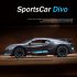 VB32603 1 Alloy Sports Car Model Ornaments Simulation Diecast Car With Sound Light For Kids Birthday Christmas Gifts green