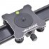VELEDGE 40CM DSLR Camera Video Slider Track Dolly Rail Stabilizer System for Canon Pentax Sony Camcorder  black