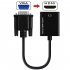 VGA to HDMI Adapter 1080P HD Audio TV AV HDTV Video Cable with Audio  black