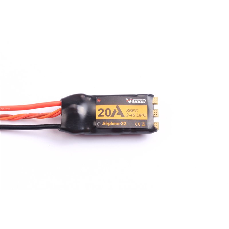 VGOOD 20A 2-4S 32-Bit Brushless ESC With 4A SBEC for Fixed Wing RC Airplane   ACP011
