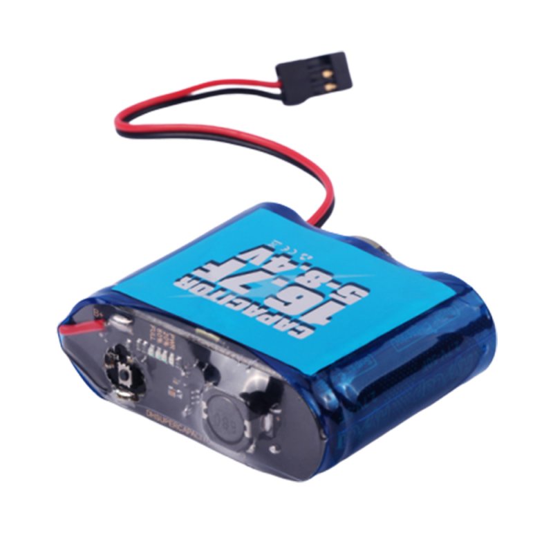 VGOOD Capacitor Power Box S1 16.7F 5-8.4V Capacitor Saver Rescue Module for RC Helicopter  blue