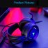 VH500 Wired Head mounted Headset 7 1 Channel Rgb Gaming Headphone With Mic For Laptop Computer Black