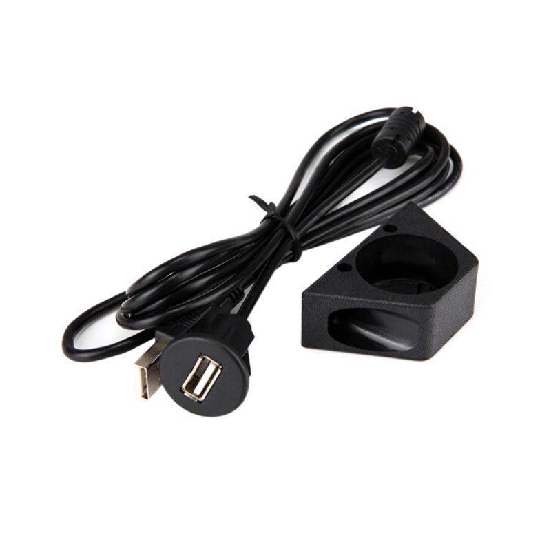 Waterproof Flush Mount USB Dock Adapter Dashboard Pan USB 3.0 Port Male to Female Extension Cable