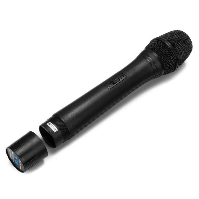 Professional Wireless Microphone System Karaoke Dual Handheld Dynamic Microphones Mic for Home Party KTV black_U.S plug