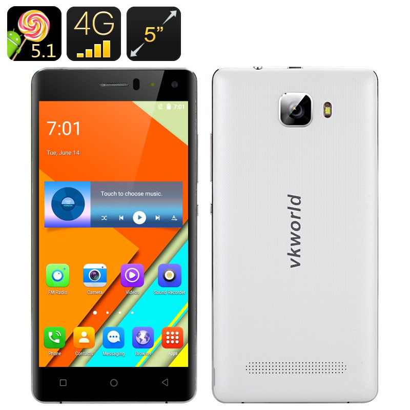 VKWorld T3 Smartphone (White)