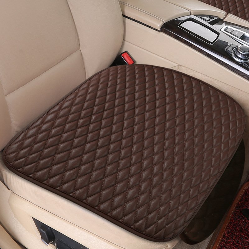 3pcs Universal Car Seat Cover PU Leather Cushions Organizer Auto Front Back Seats Covers Protector Mat  