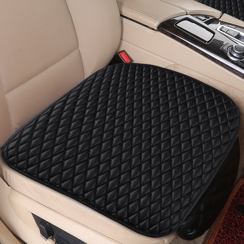 3pcs Universal Car Seat Cover PU Leather Cushions Organizer Auto Front Back Seats Covers Protector Mat  