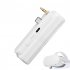 VR Audio Headphone Adapter Professional 4800mah Portable Power Bank Emergency Charger Compatible For Oculus Quest 2 White